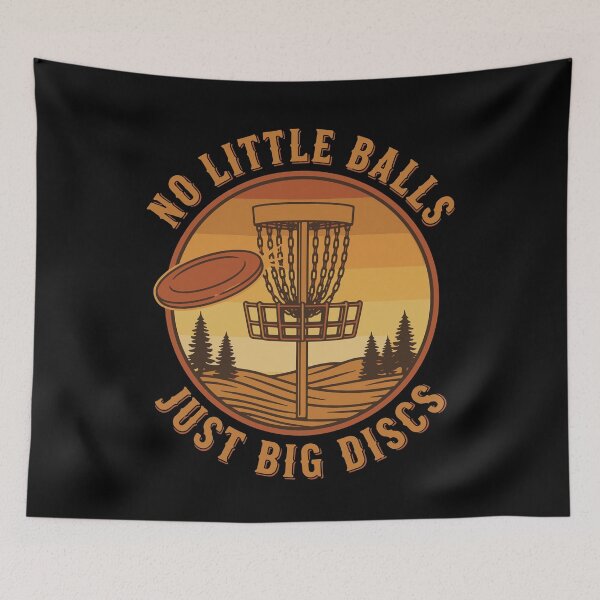 Item preview, No Little Balls Just Big Discs Disc Golf Funny designed and sold by LuminOrb.