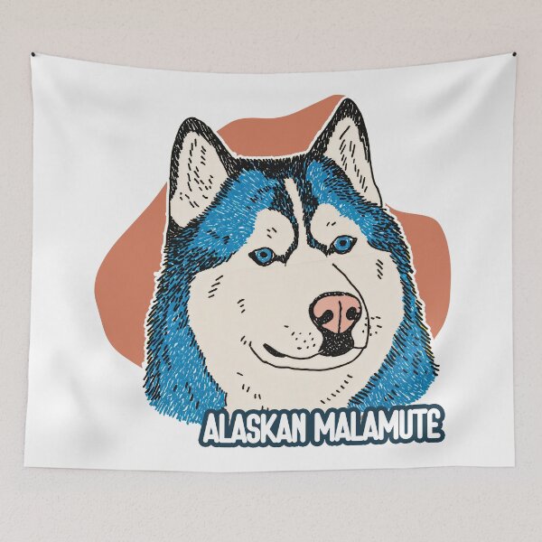 Item preview, Northern Majesty: Alaskan Malamute in Bold Form designed and sold by ForeverPrintsOK.
