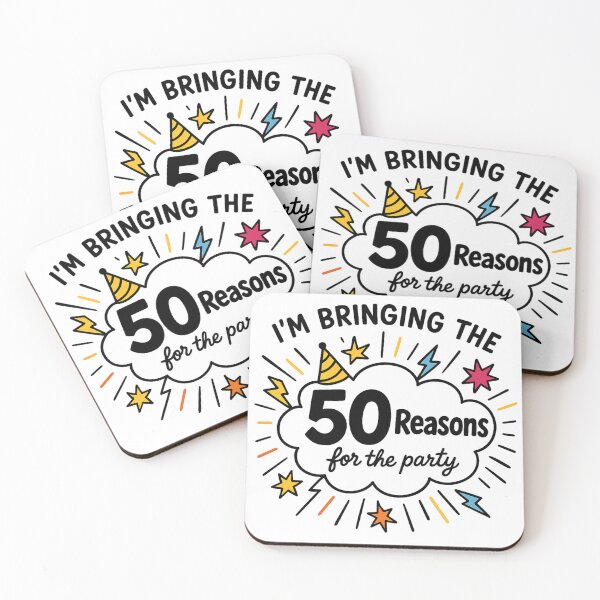 Item preview, 50th Birthday Party - I'm Bringing the 50 Reasons Party designed and sold by ZBIFBOUETLA.