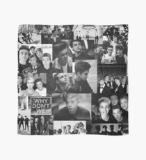 b & w collage Scarf