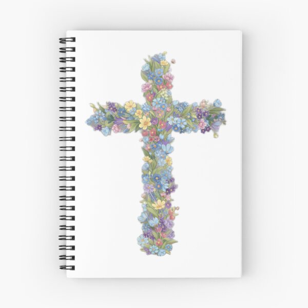 Item preview, Blooming Floral Cross Design designed and sold by DeusInk.