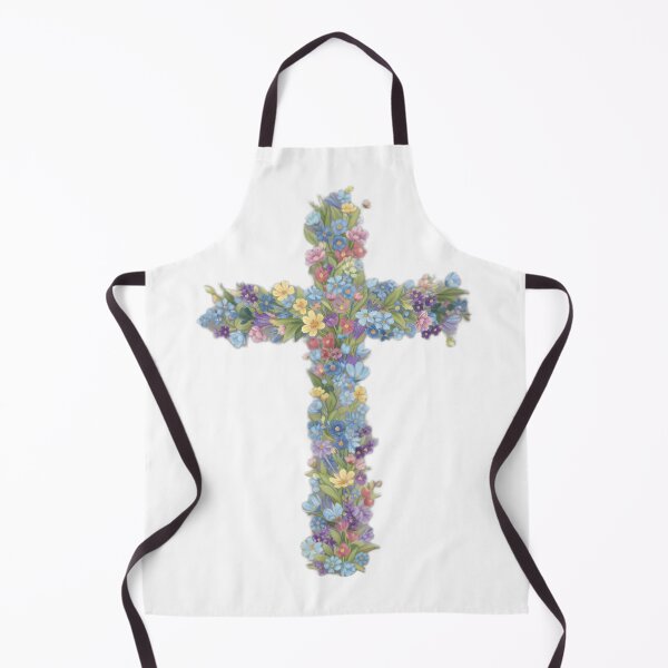 Item preview, Blooming Floral Cross Design designed and sold by DeusInk.
