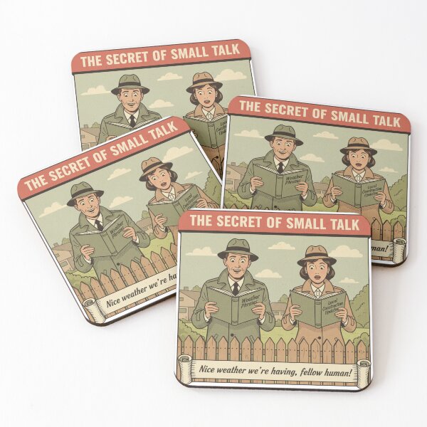 Item preview, The Human Art of Small Talk designed and sold by Vantage Print Co..