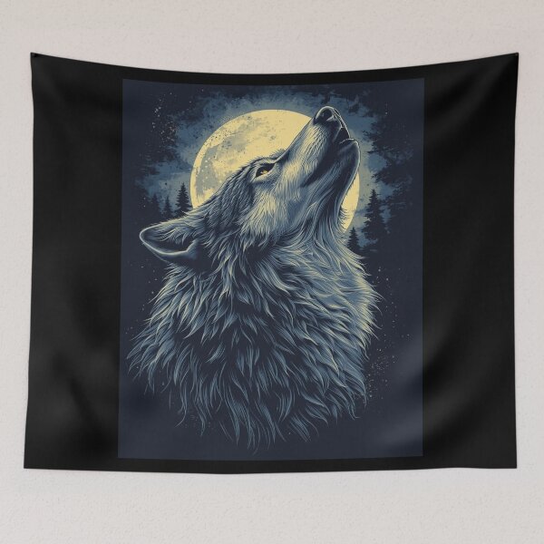 Item preview, Wolf moon designed and sold by whatthefoxsays.