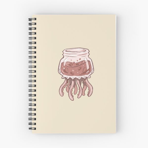 Item preview, Jelly Jellyfish Strawberry Jam Jar, Cute Pink Food Pun designed and sold by Magnificent Lizard.