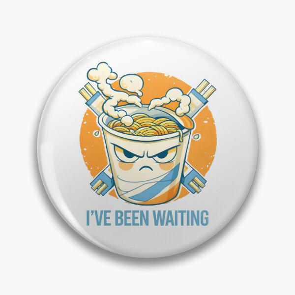 Item preview, Impatient Ramen – Funny Waiting Meme Food Art designed and sold by Snackwear Apparel.