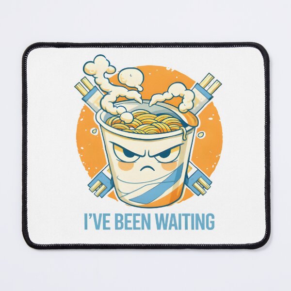 Item preview, Impatient Ramen – Funny Waiting Meme Food Art designed and sold by Snackwear Apparel.