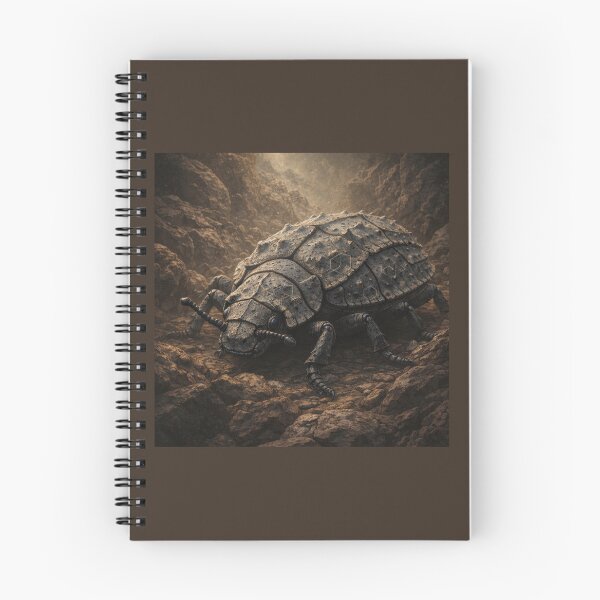 Item preview, Armoured Earth Beetle – Geometric Insect Fantasy Art designed and sold by GeoWild Designs.