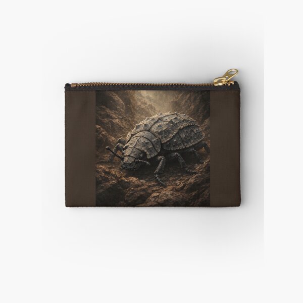 Item preview, Armoured Earth Beetle – Geometric Insect Fantasy Art designed and sold by GeoWild Designs.