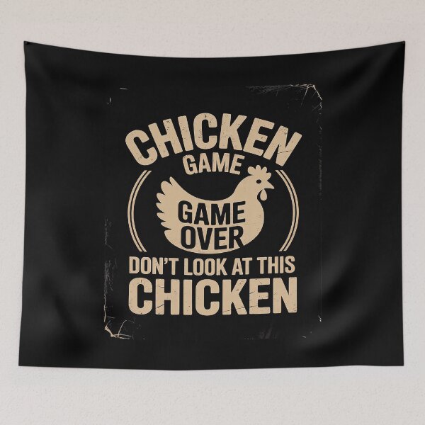 Item preview, Chicken Game Don't Look At This Chicken Game Over  designed and sold by CombatTask.