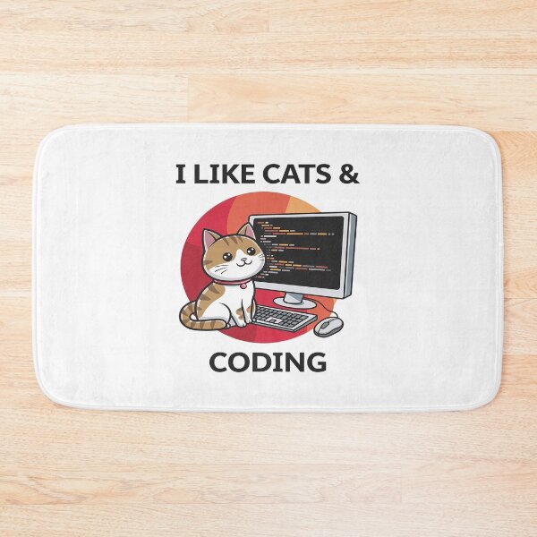 Item preview, Coder Programmer Cat Lover Cat Dad I Like Cats & Coding  designed and sold by PowAcademy.