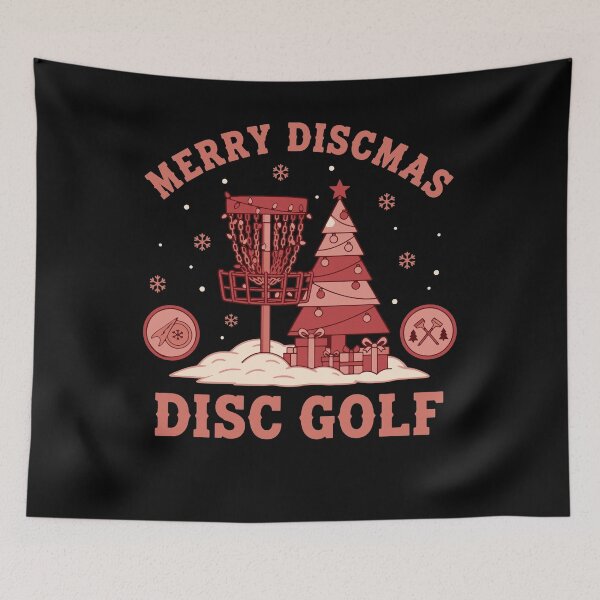 Item preview, Merry Discm as Disc Golf Funny Disc Golfer Flying designed and sold by LuminOrb.