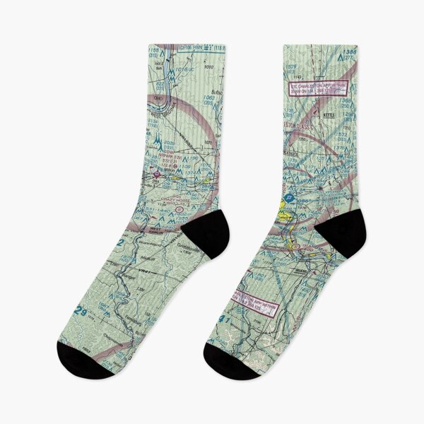 Item preview, KCRW VFR MAP West Virginia International Yeager Airport designed and sold by PilotandPlane.