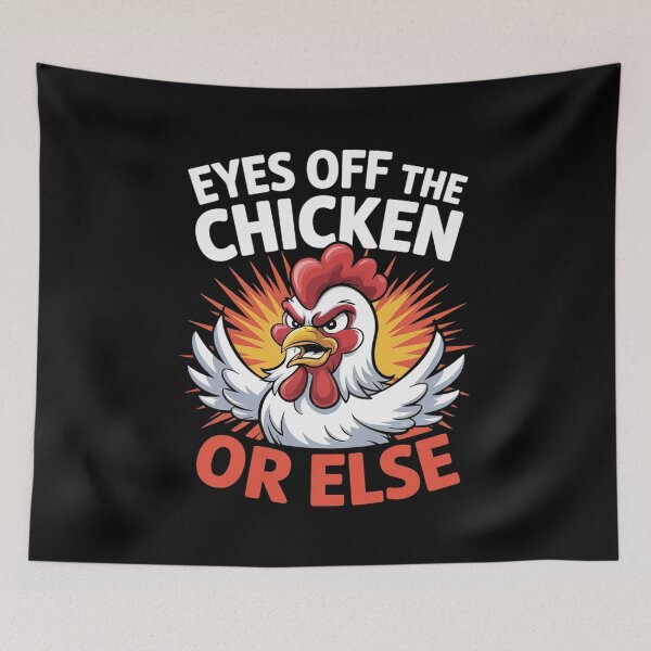 Item preview, Chicken Game Eyes Off The Chicken Or Else  designed and sold by CombatTask.