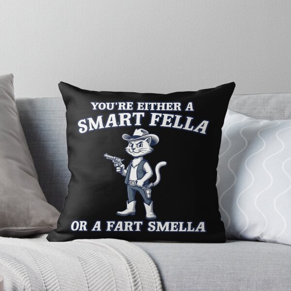Item preview, Are You A Smart Fella Or Fart Smella,cat? designed and sold by w66aboo.
