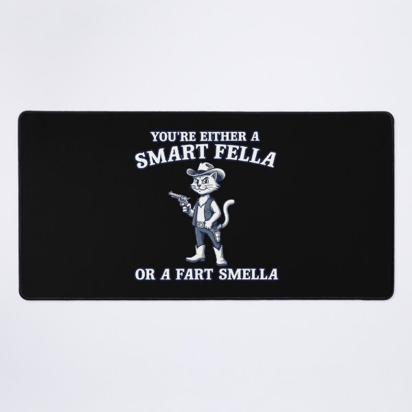 Item preview, Are You A Smart Fella Or Fart Smella,cat? designed and sold by w66aboo.