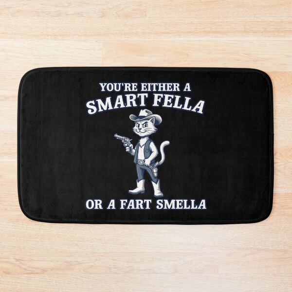 Item preview, Are You A Smart Fella Or Fart Smella,cat? designed and sold by w66aboo.