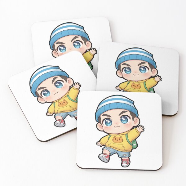 Artikelvorschau, Niedlicher Chibi-Anime-Junge-Kawaii-Aufkleber entworfen und verkauft von TaufiDaArtworks.