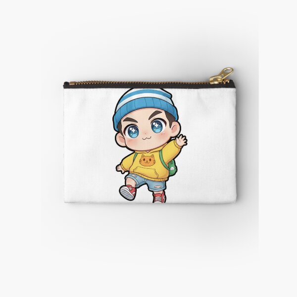 Artikelvorschau, Niedlicher Chibi-Anime-Junge-Kawaii-Aufkleber entworfen und verkauft von TaufiDaArtworks.