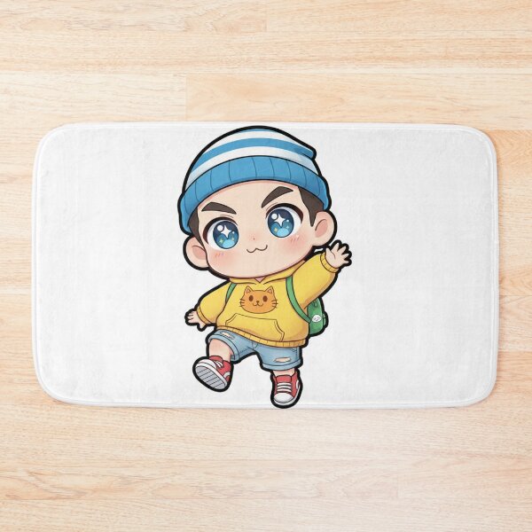 Artikelvorschau, Niedlicher Chibi-Anime-Junge-Kawaii-Aufkleber entworfen und verkauft von TaufiDaArtworks.