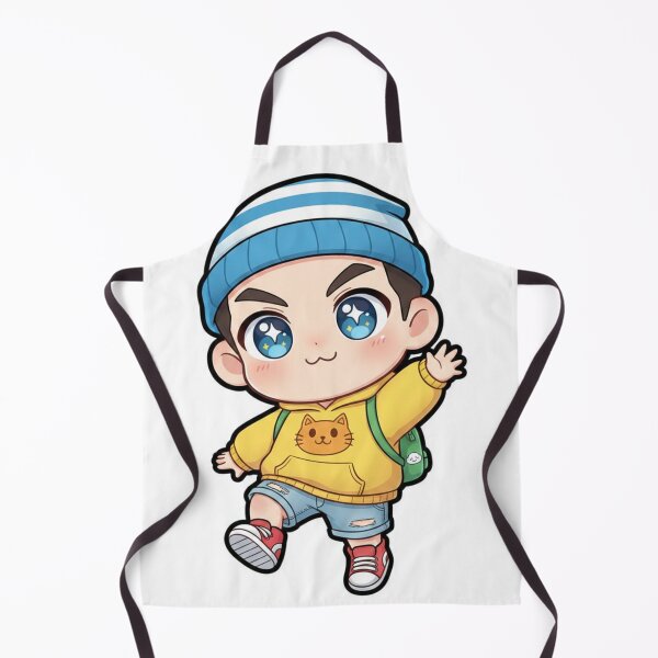 Artikelvorschau, Niedlicher Chibi-Anime-Junge-Kawaii-Aufkleber entworfen und verkauft von TaufiDaArtworks.