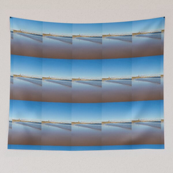 Item preview, Tynemouth Longsands Blue Sky Reflection designed and sold by Violaman.