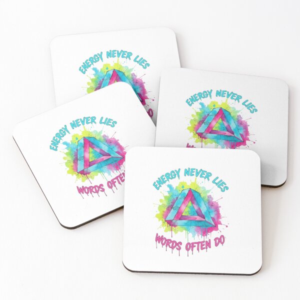 Item preview, Energy Never Lies, Words Often Do – Intuition & Truth Abstract Art designed and sold by SV-Creation.