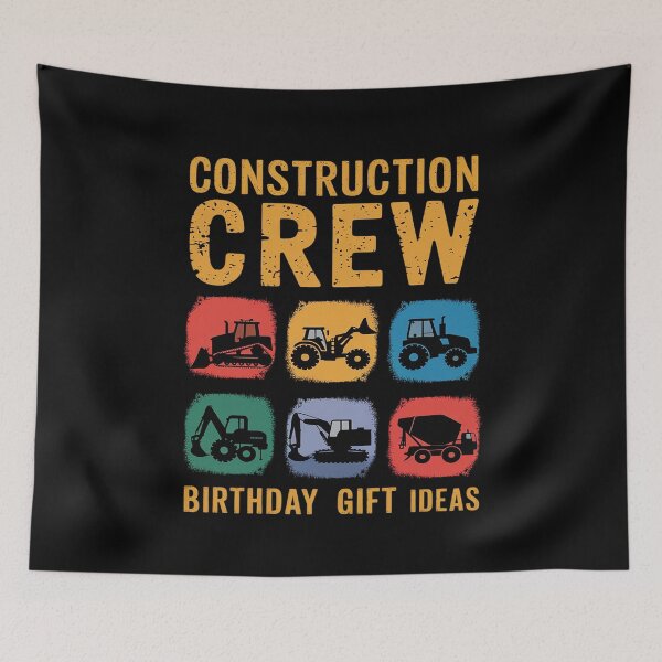 Item preview, Construction Crew Construction Worker Costume Birthday  designed and sold by PowAcademy.