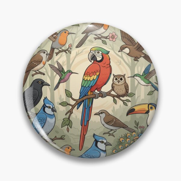 Item preview, birds designed and sold by PP&RAINBOW SHOP.
