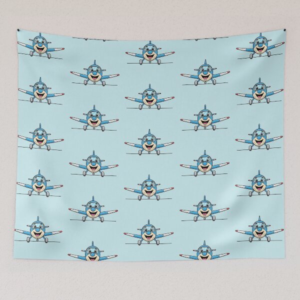 Item preview, Smiling Airplane – Avión Sonriente designed and sold by LMDIGITAL6.