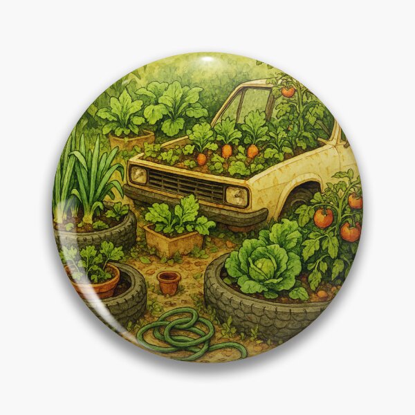 Item preview, Pardon The Garden Junkyard  designed and sold by MyLakeLife.