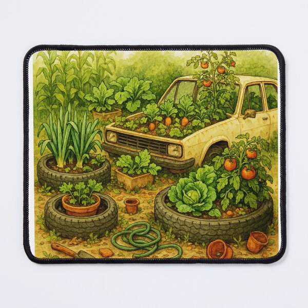 Item preview, Pardon The Garden Junkyard designed and sold by MyLakeLife.