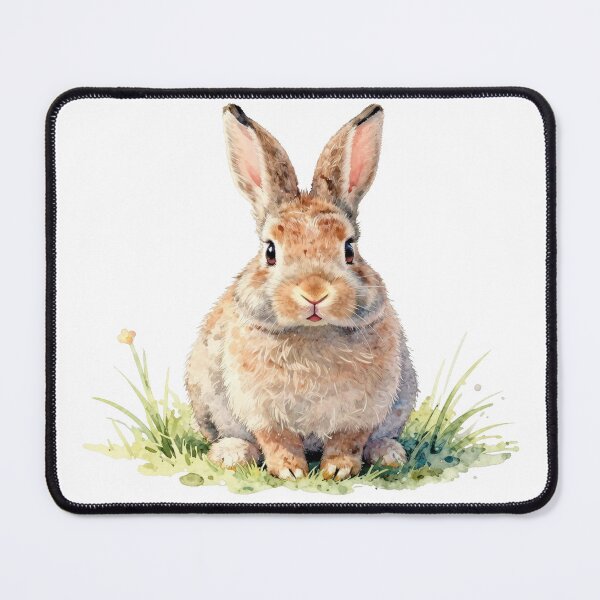 Item preview, Little rubbit (Bunny) watercolor designed and sold by WildArtIT.