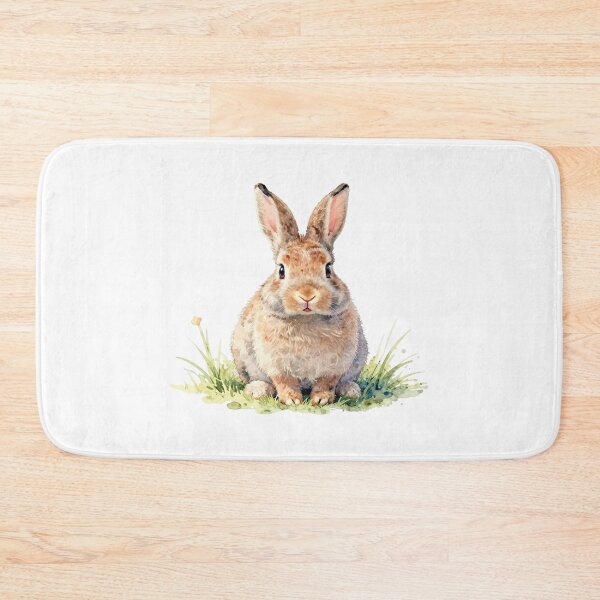 Item preview, Little rubbit (Bunny) watercolor designed and sold by WildArtIT.