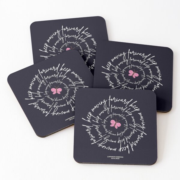 Item preview, Minimalist Motivational Quote with Pink Butterfly designed and sold by JAFORMS.