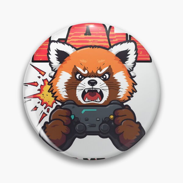 Item preview, Lag Made Me Do It - Funny Red Panda Gamer Rage Quit designed and sold by The Grumpy Pet Club.