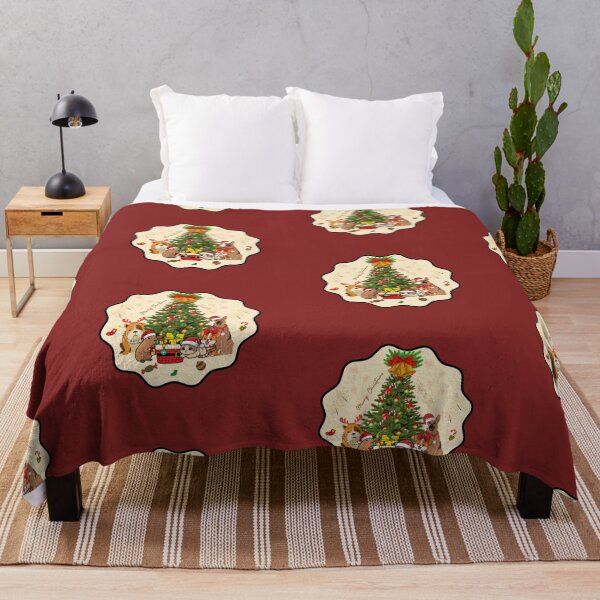 Item preview, Merry Christmas with Cute Dogs designed and sold by AudyNath.