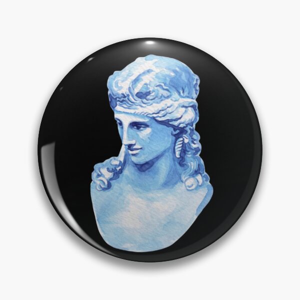 Item preview, Watercolor Roman Lady Bust  designed and sold by krystalRomanart.