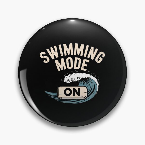 Item preview, Swimming Mode On Funny Swimmer Diver Coach designed and sold by VerseFarm.