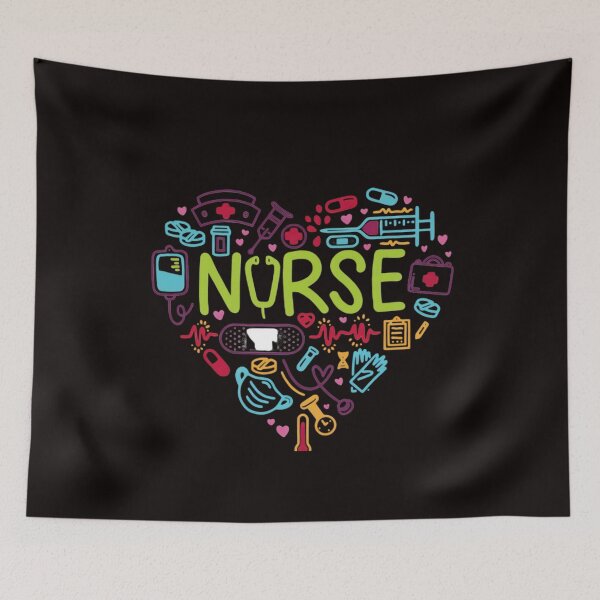 Item preview, Love Nurse, Nurse, Cute Nurse, Nurse Appreciation Gift, Nurse Gift Idea, Nurses Week Gift designed and sold by DesignDenDo ⭐⭐⭐⭐⭐.
