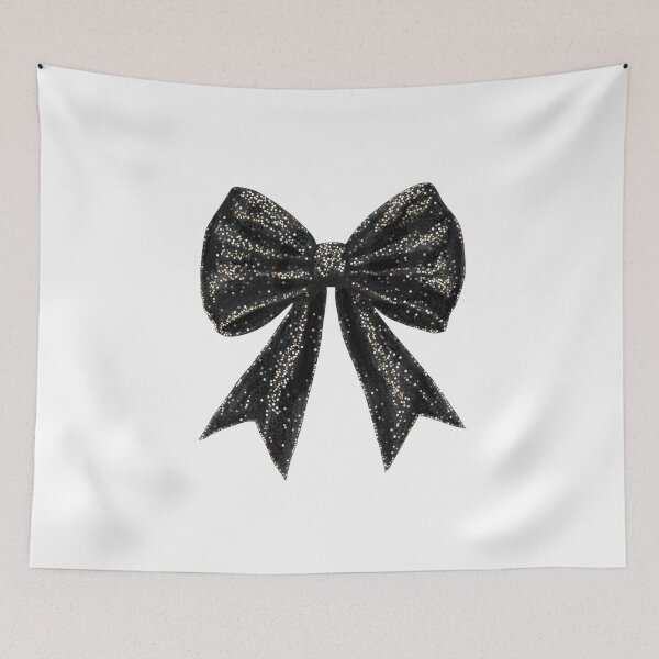 Item preview, Coquette Black Sparkly Bow, Black Glitter Bow, Glitter Design, Halloween Bow, Spooky Season, Fall designed and sold by DesignDenDo ⭐⭐⭐⭐⭐.