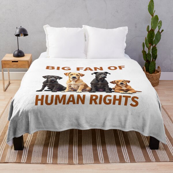 Item preview, Unity Hounds: Big Fan of Human Rights designed and sold by Wear2Transform.