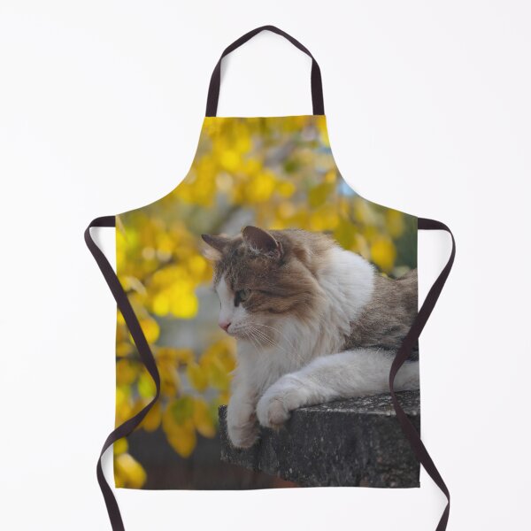 Item preview, Autumn Cat Portrait – Golden Fall Calm designed and sold by MB-CatPrints.