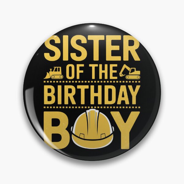 Item preview, Construction Family Party Sister Of The Birthday Boy  designed and sold by PowAcademy.