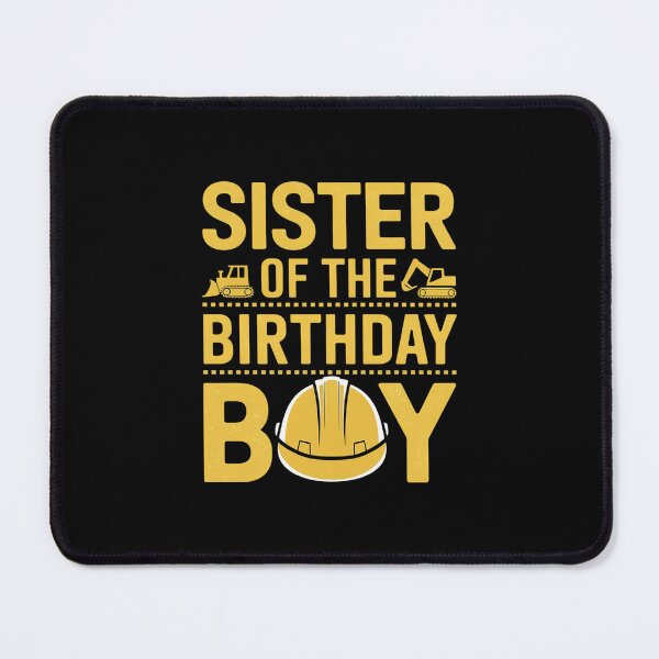 Item preview, Construction Family Party Sister Of The Birthday Boy  designed and sold by PowAcademy.