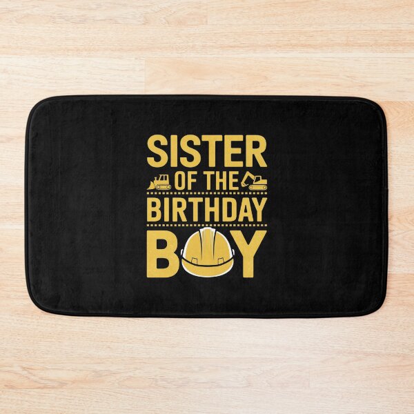 Item preview, Construction Family Party Sister Of The Birthday Boy  designed and sold by PowAcademy.