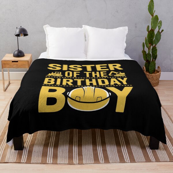Item preview, Construction Family Party Sister Of The Birthday Boy  designed and sold by PowAcademy.