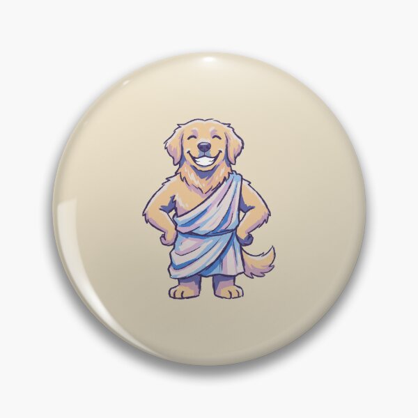 Item preview, Greek God Dog Golden Retriever In Toga, Funny Ancient Mythology Pet designed and sold by Magnificent Lizard.