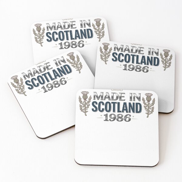 Item preview, Copy of Scotland 1986 Birthday Thistle Design - Made in Scotland 40th birthday Gift designed and sold by Loom on the Loch.