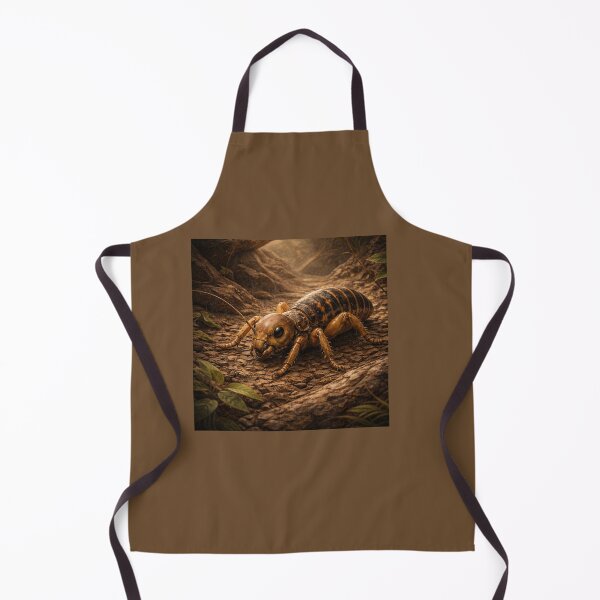Item preview, Potato Bug (Jerusalem Cricket) – Golden Earth Fantasy Insect Art designed and sold by GeoWild Designs.